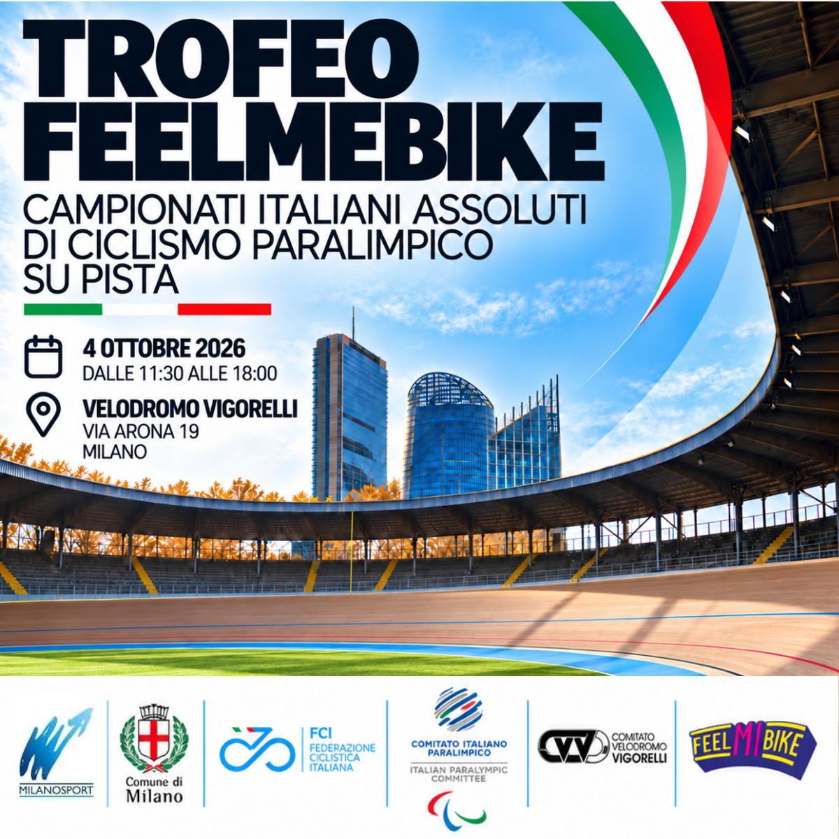 Campionati italiani assoluti di ciclismo paralimpico su pista - trofeo feelmebike